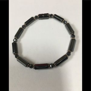 Magnetic Hematite Bracelet w/Magnetic Clasp